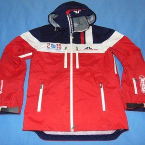 J LINDEBERG 2015 VAIL BEAVER CREEK CHAMPIONSHIPS HOODED SKI JACKET Medium
